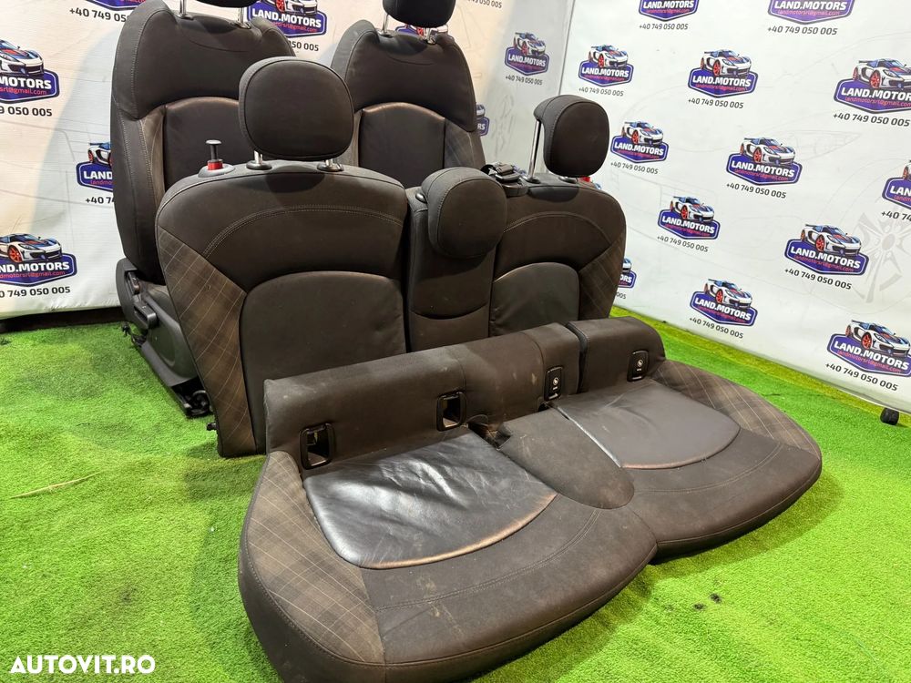INTERIOR TEXTIL / PIELE  / SCAUNE + BANCHETE MINI COOPER D F55 1.5 DIESEL 2016 / HATCHBACK 5 USI 2014-2020 - 2