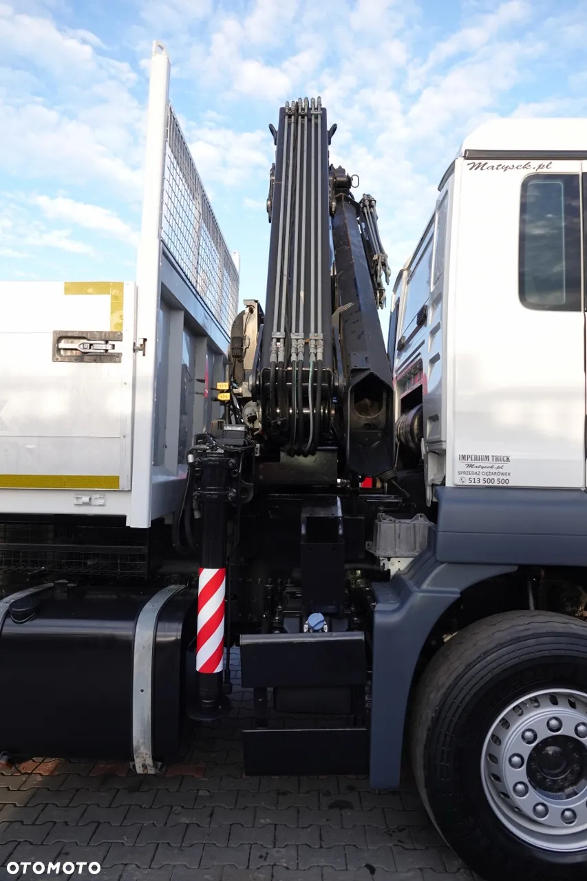 MAN TGS 33.360 / 6x4 / WYWROTKA TYLNOZSYPOWA 5,8 M + HDS HIAB XS 122 / STEROWANIE RADIOWE / HDS ZA KABINĄ / EURO 5 / MANUAL - 16
