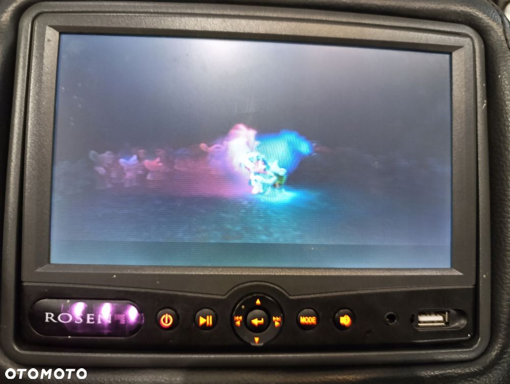 BMW E70 X5 MONITORY DVD W ZAGŁÓWKACH ZESTAW ROSEN AV7500 - 7