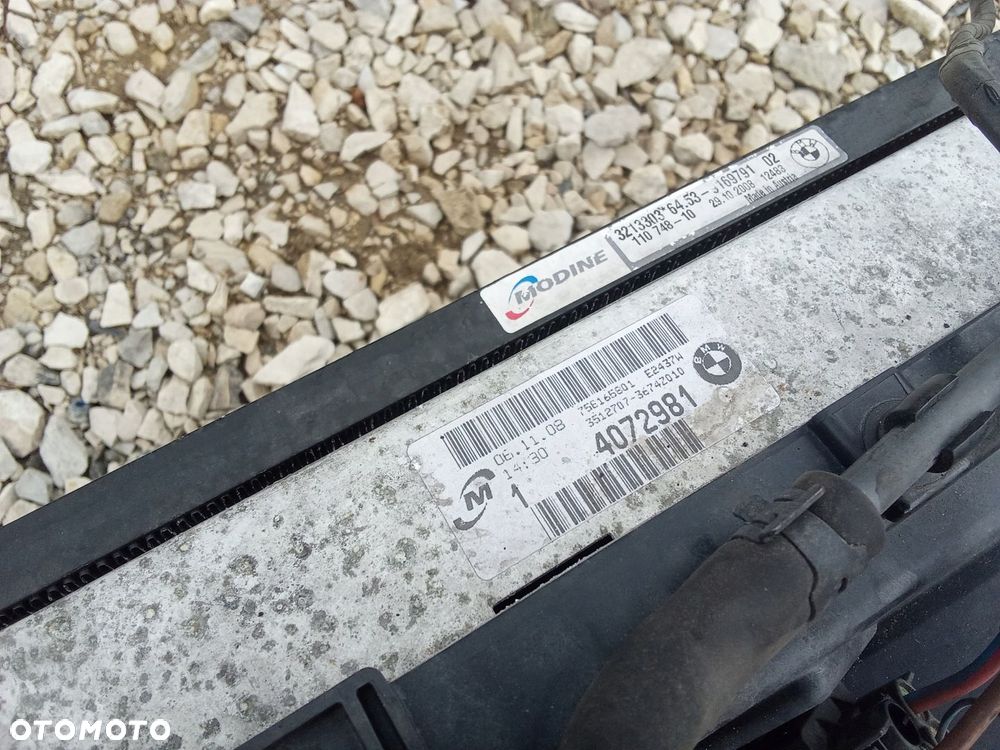 CC CHŁODNICA WODY KLIMY WENTYLATOR MODUŁ BMW 3 E90 E91 LCI 320i 7563259 - 8