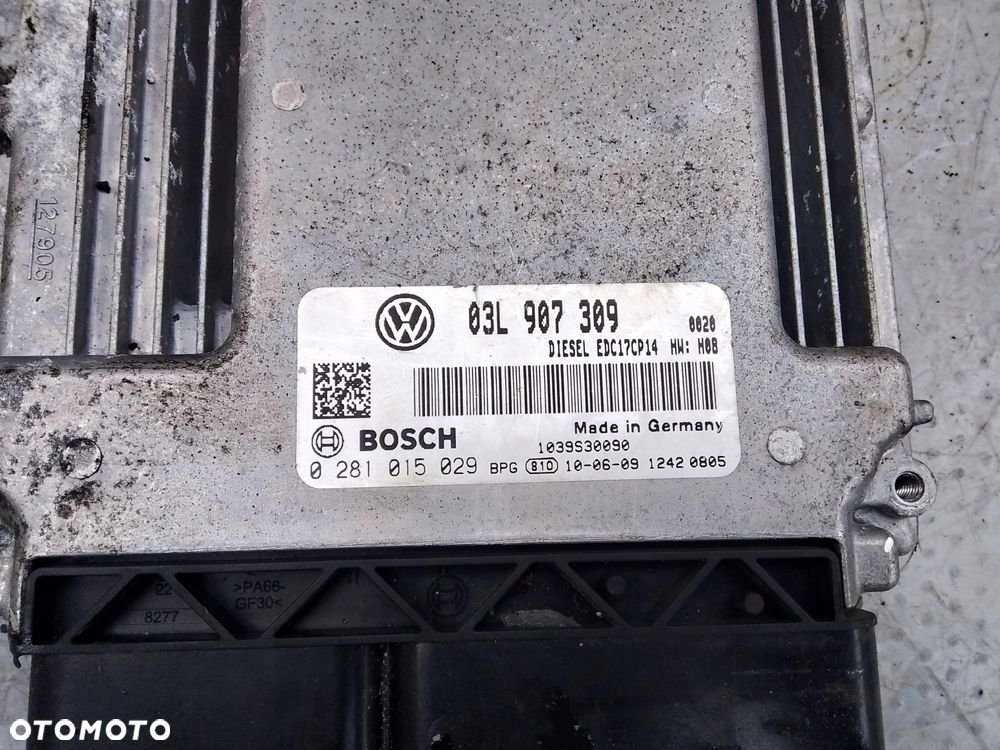 komputer silnika vw passat b6 2.0 tdi 03l907309 - 2
