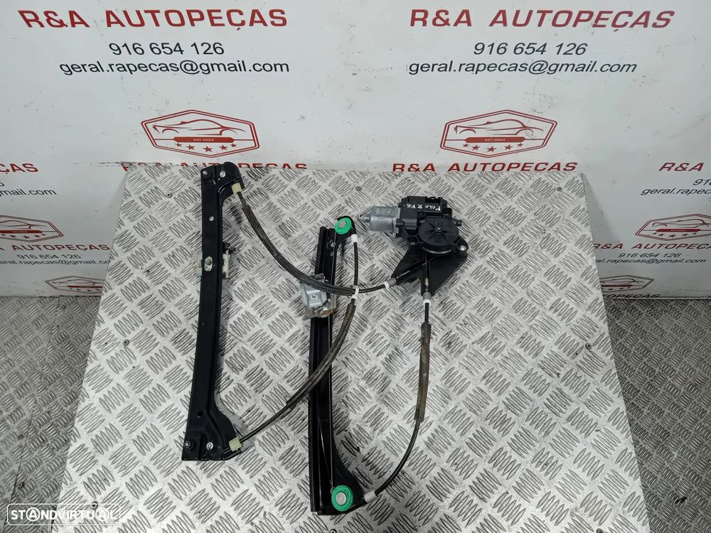 Elevador e Motor de Vidro Porta Frente Esquerdo VW Polo R 6R0959801BB Original - 2