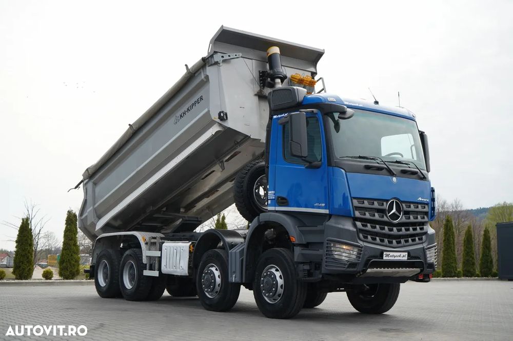 Mercedes-Benz AROCS 4145 / 8X8 / WYWROTKA TYLNOZSYPOWA / KH-KIPPER 6 M / AUTOMAT / EURO 6 - 7