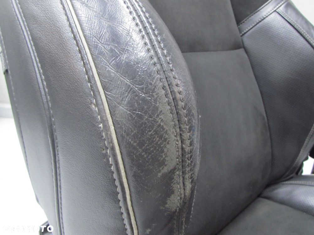 VOLVO S60 II 10-17 R DESIGN FOTELE SIEDZENIA KANAPA OPARCIE TAPICERKA SKORA ALCANTARA GRZANE - 5