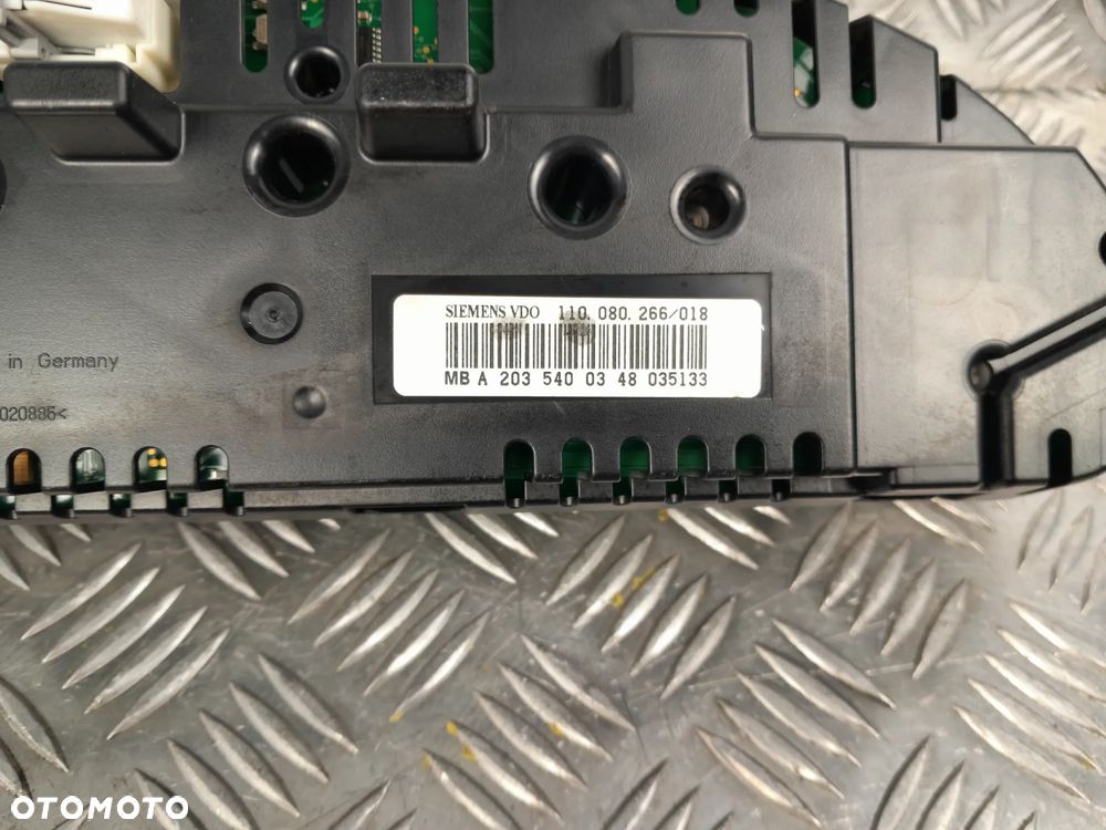 Zegary licznik MERCEDES C W203 04-07r. 1.8 Benzyna A2035400348 - 5