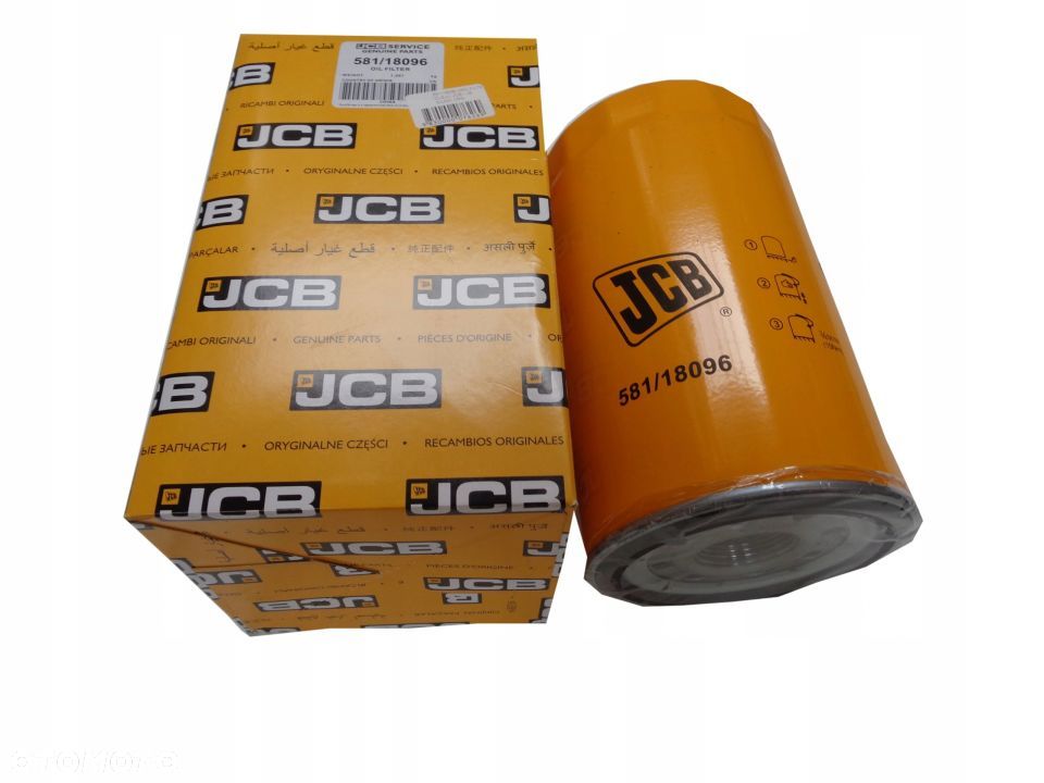 Filtr Oleju Silnikowego JCB. ORYGINAŁ 581/18096 JS  JCB JS260 ,  JS220 , JS200, JS360 JCB - 1