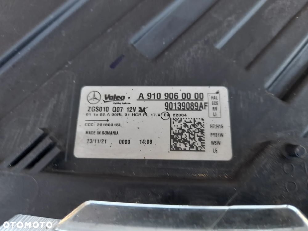 MERCEDES SPRINTER W910 LAMPA PRZEDNIA PRAWA-LEWA KOMPLET VALEO - 13