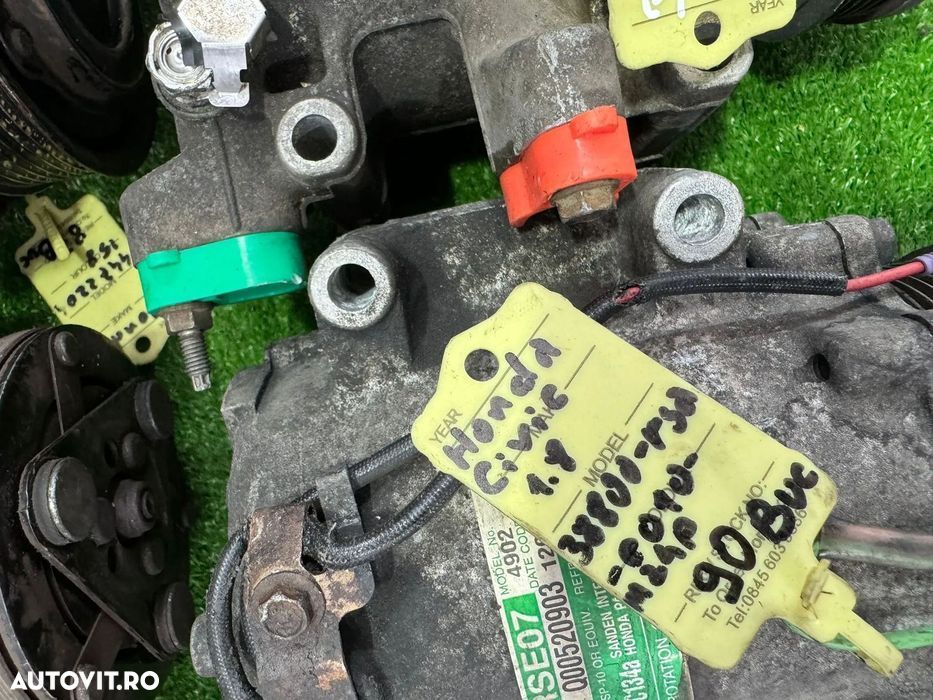 compresor clima ac honda 1.2 / 1.3 / 1.4 / 1.6 / 1.8 / 2.0 / 2.2 / 2.3, 38800-rsr-e010-m2,oe - 8