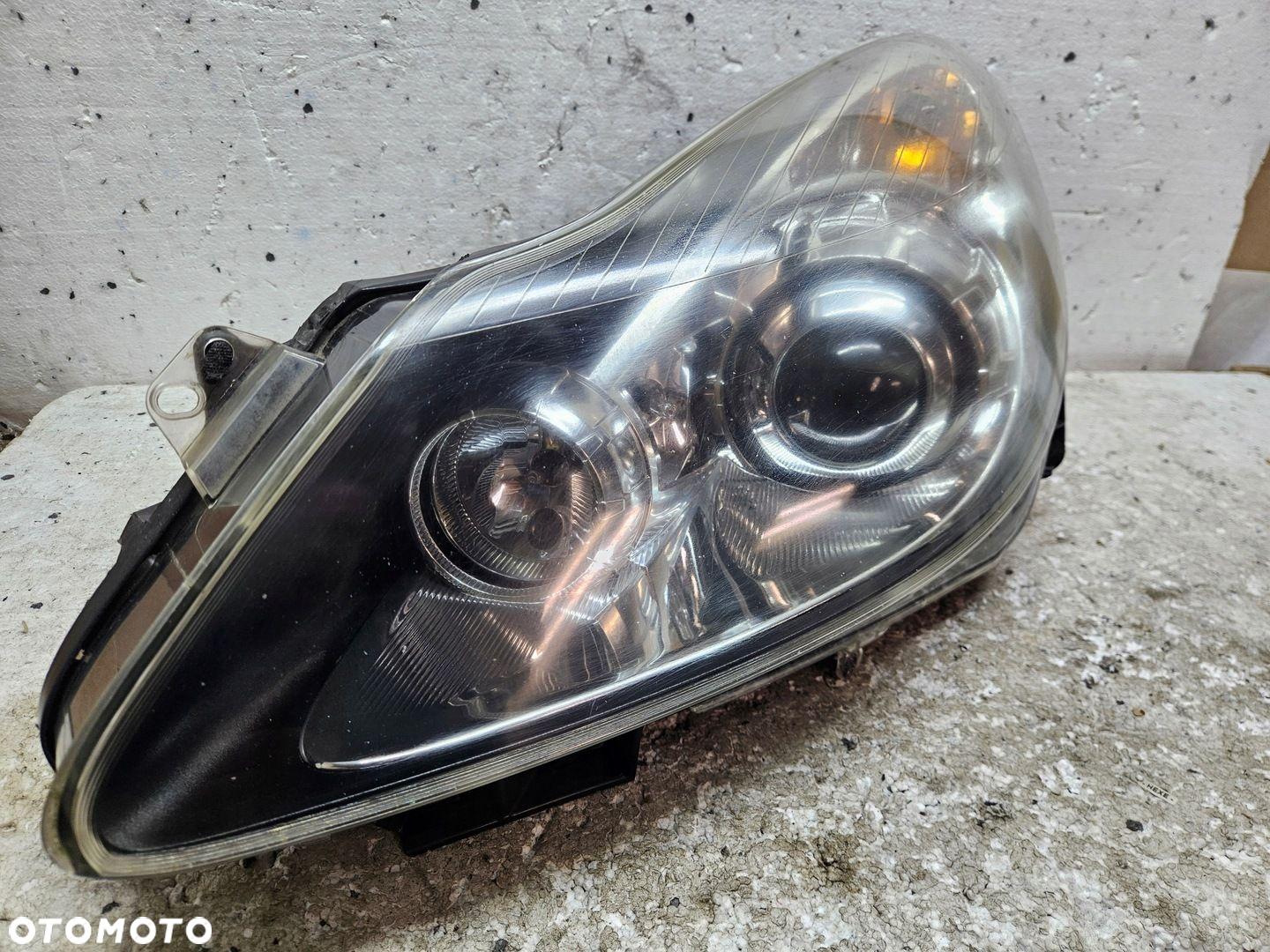 LAMPA LEWA REFLEKTOR LEWY SOCZEWKA OPEL CORSA D 13186385 ORYG. EU - 2