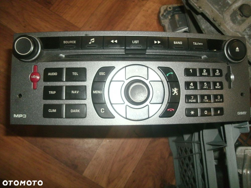 peugeot 407 radio nawigacja rt3-n3-10 96632912xf - 1