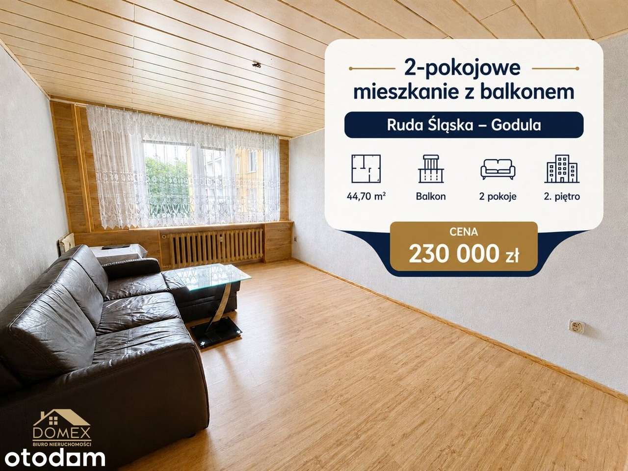 2 pokoje z balkonem | Ruda Śląska Godula
