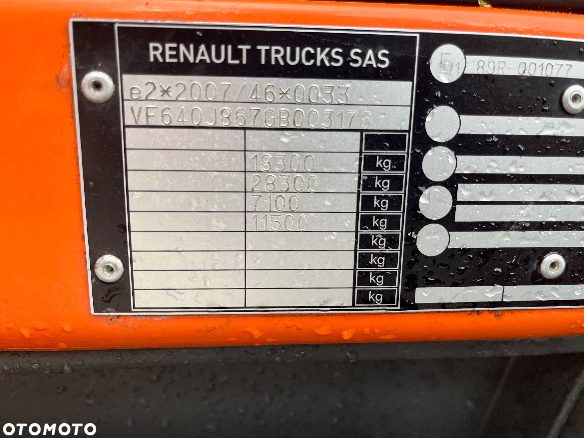 Renault D 18/ 280/Firanka/21 Europalet/Sypialka/Automat/9380 KG ładowności - 24