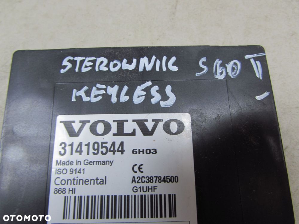 VOLVO S60 II V60 XC60 10-17 MODUL STEROWNIK KEYLESS 31419544 - 5