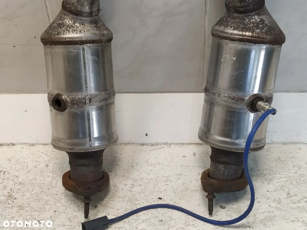 JAGUAR XJR XJ-R X351 5.0 SC KATALIZATOR RURA FILTR  SONDA LEWA PRAWA KOMPLET ORYGINAŁ - 6