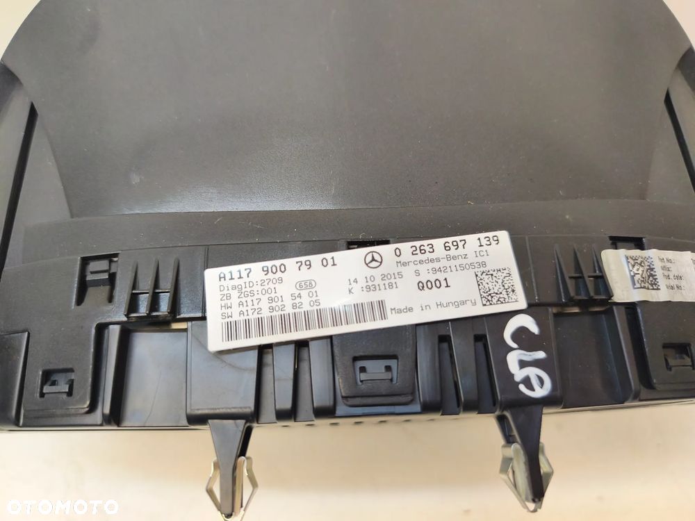 LICZNIK ZEGARY A1179007901 MERCEDES CLA C117 X117 W117 EUROPA - 4