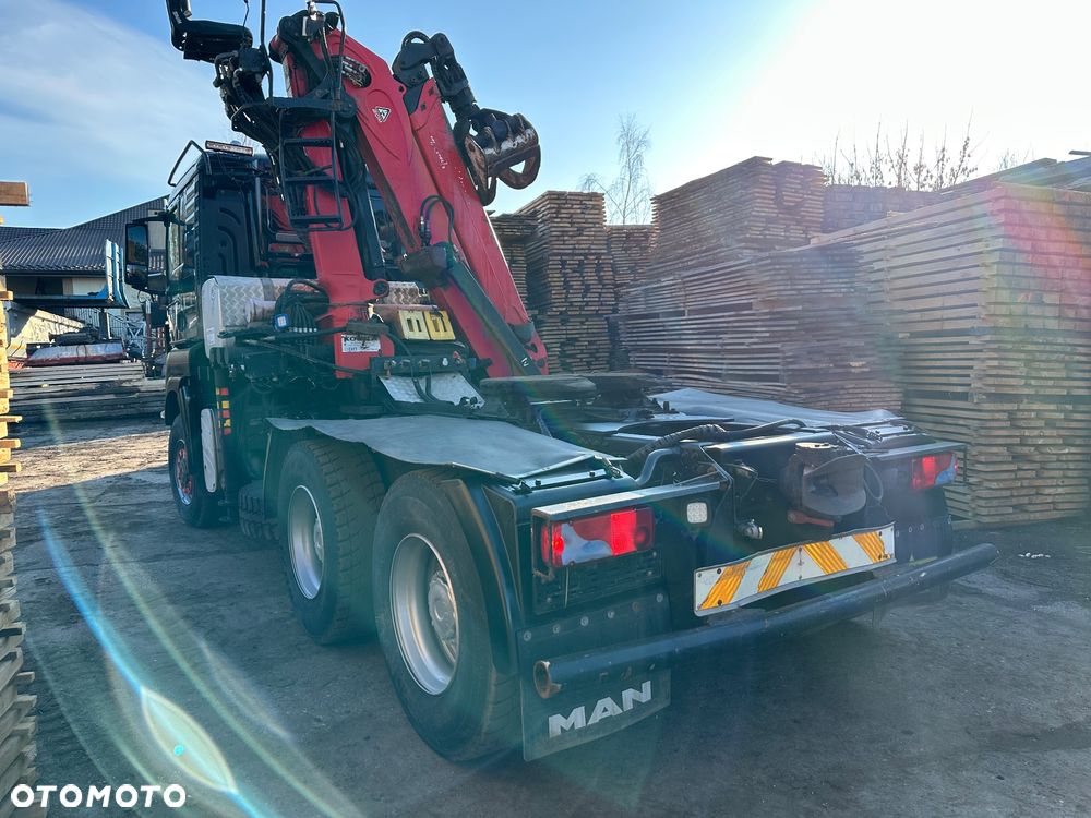 MAN TGS 33.440 6x6 do drewna 2013 epsilon drzewa lasu hds - 7