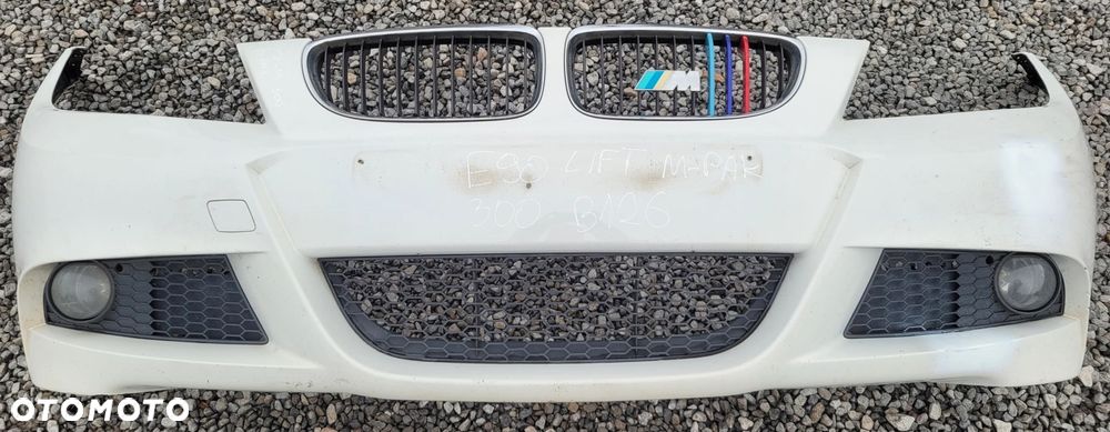 ZDERZAK PRZÓD PRZEDNI M PAKIET BMW E90 E91 LIFT 300 ALPINWEISS III B126