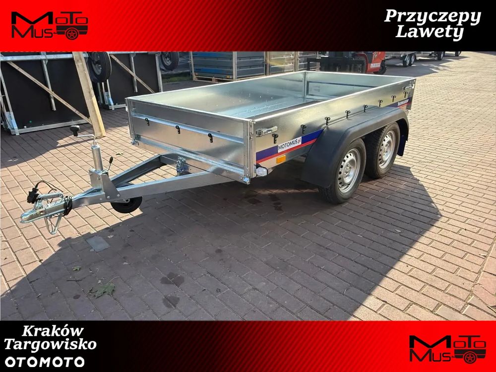 Niewiadów Przyczepa Niewiadów N426T 260x138x35cm 2 oś 750kg burty boczne 2mm Kraków MOTOMUS