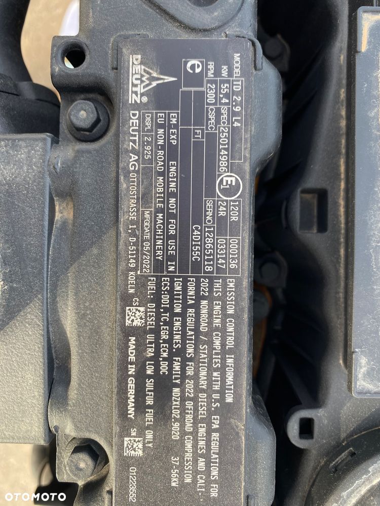 Nowy silnik Deutz td2.9l4 - 5