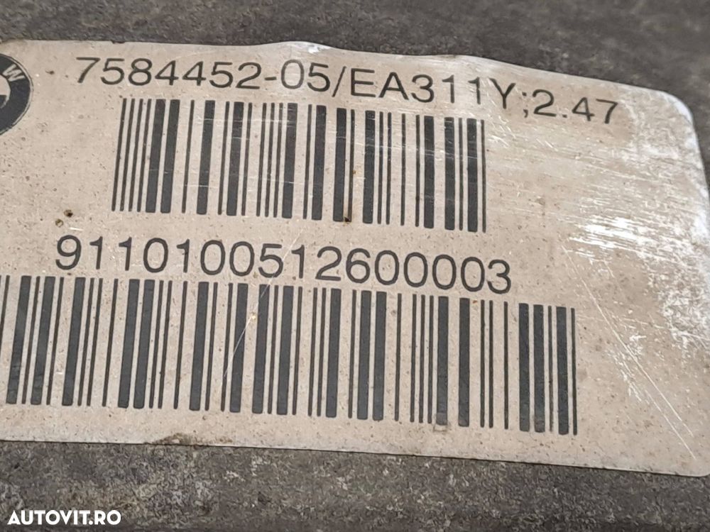 Diferențial spate / Grup BMW Seria 5 F10 F11 525d N57 204CP (Raport 2.47) Cod 7584452-05 - 2