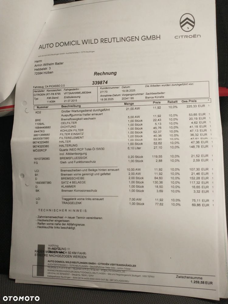 Citroën C4 Grand Picasso 2.0 BlueHDi Intensive - 24