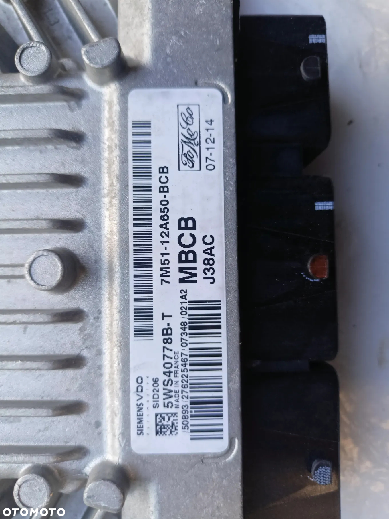 KOMPUTER STEROWNIK SILNIKA FOCUS MK2 C-MAX LIFT 7M51-12A650-BCB - 2