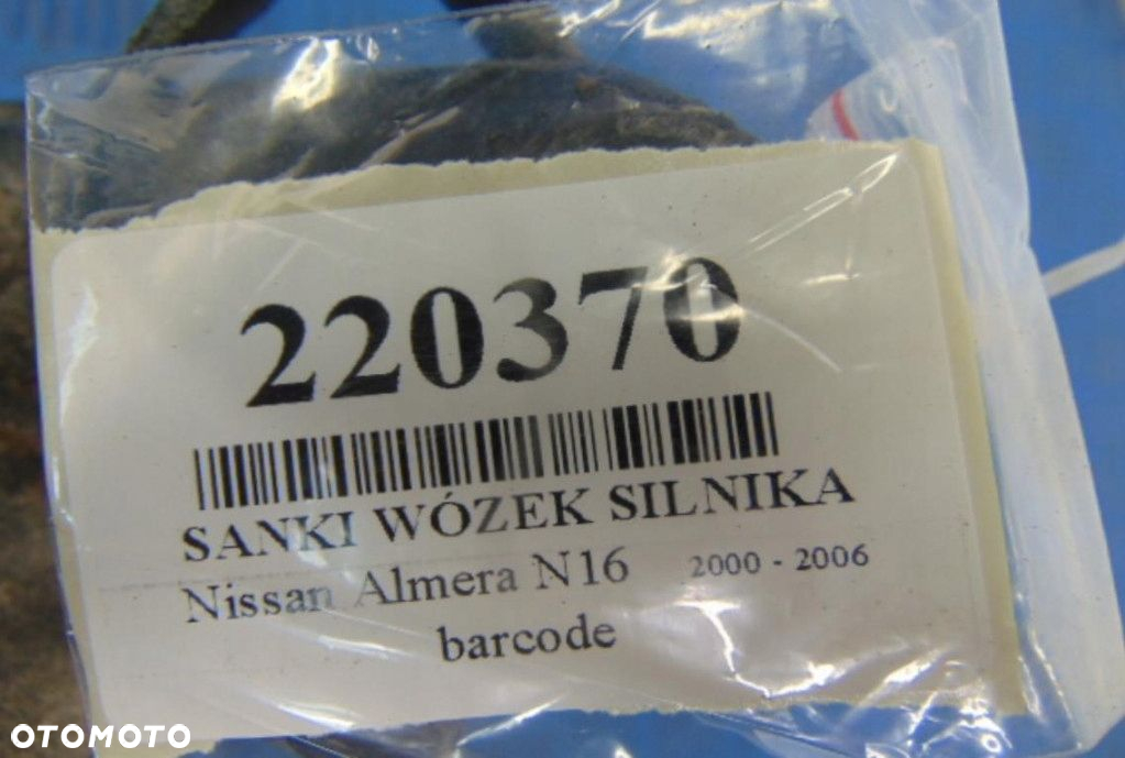 NISSAN ALMERA N16 1.6B SANKI WÓZEK SILNIKA - 8