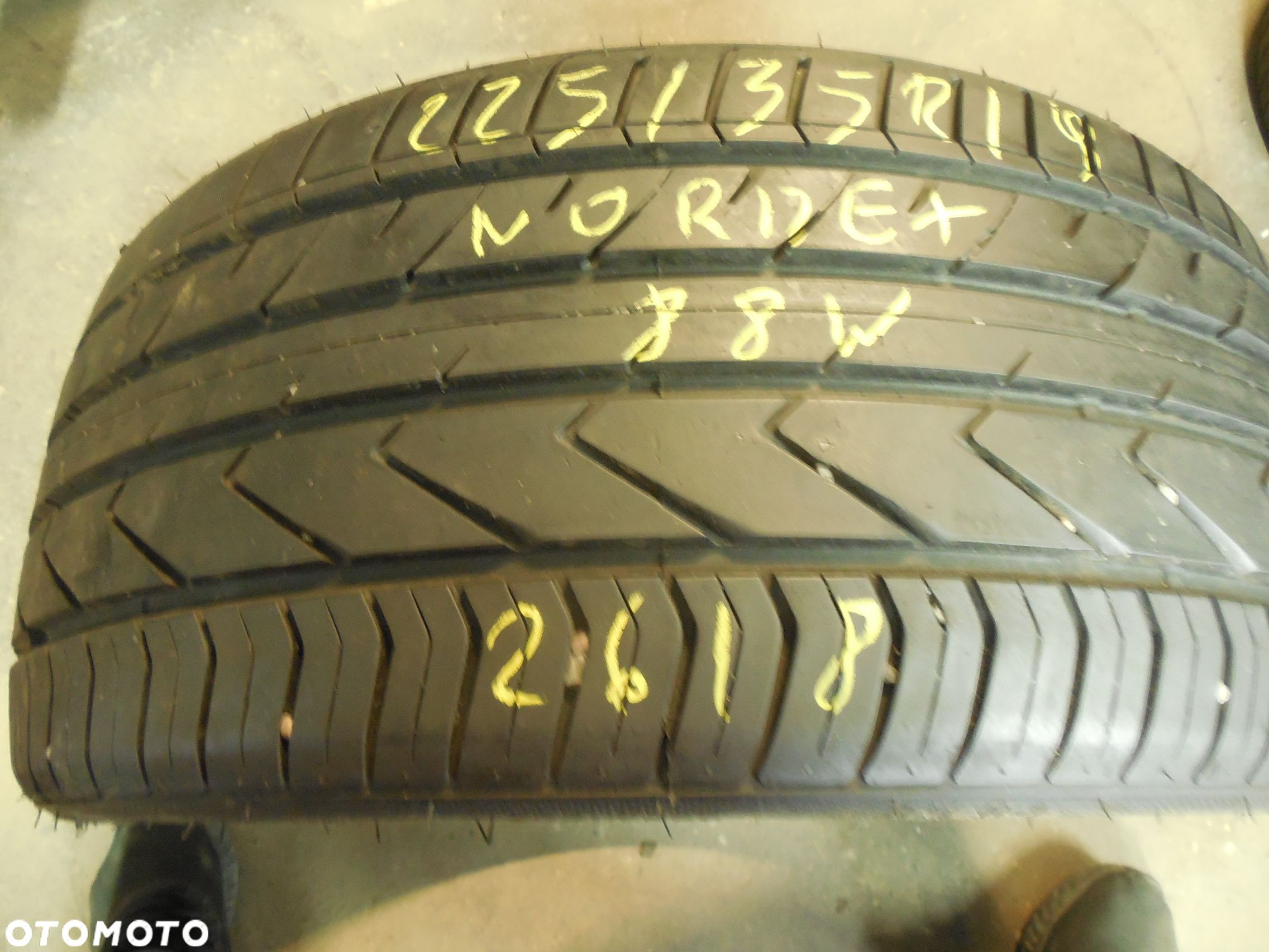 OPONA POJEDYNKA 225/35R19 NORDEXX NS9100 DOT 2618 8MM - 1