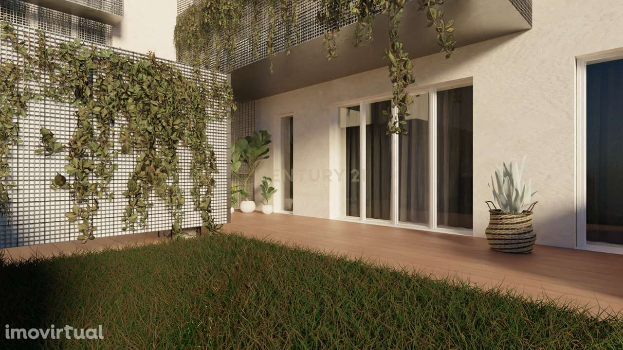 T1 com piscina e terraço de 35m2 | Obra Nova | Varandas de São José - Grande imagem: 4/26