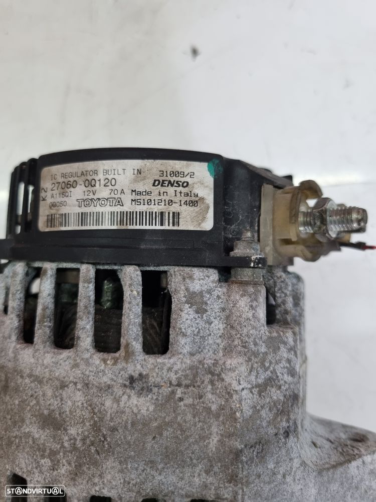 Alternador Peugeot 107 - Toyota Aygo - Citroen C1  2010 ref: 27060-0Q120 - 2