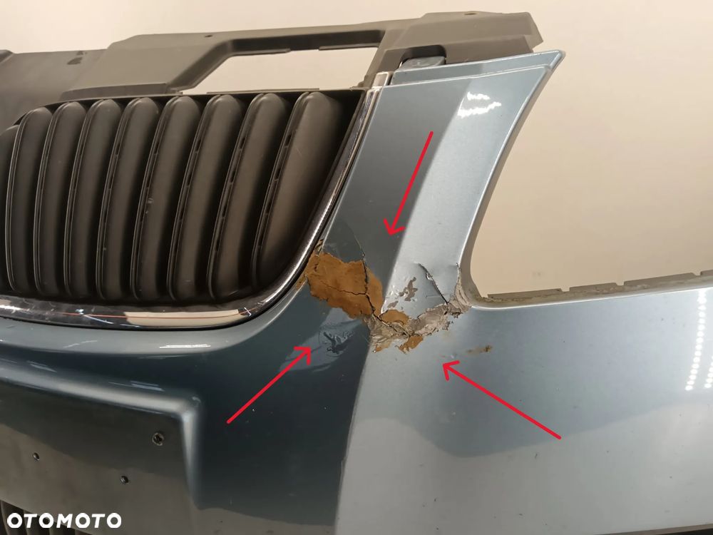 zderzak przedni grill SKODA FABIA II LIFT 10-14 9893 - 5