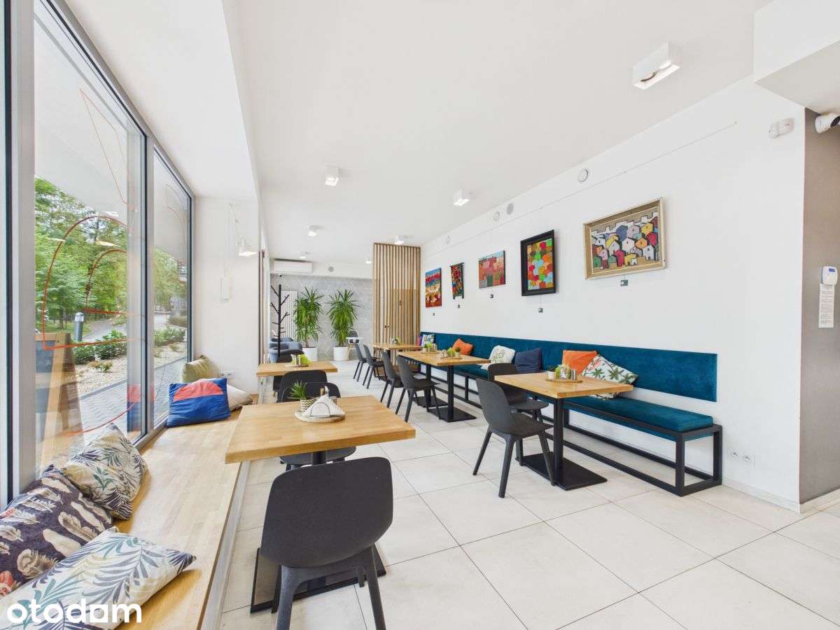Gotowy Lokal 75 m² Francuska Park Duże Witryny
