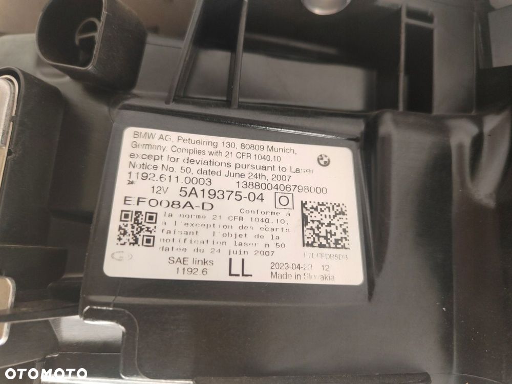 BMW G22 USA LASER JASNY LEWY PRZÓD 5A19375 - 8