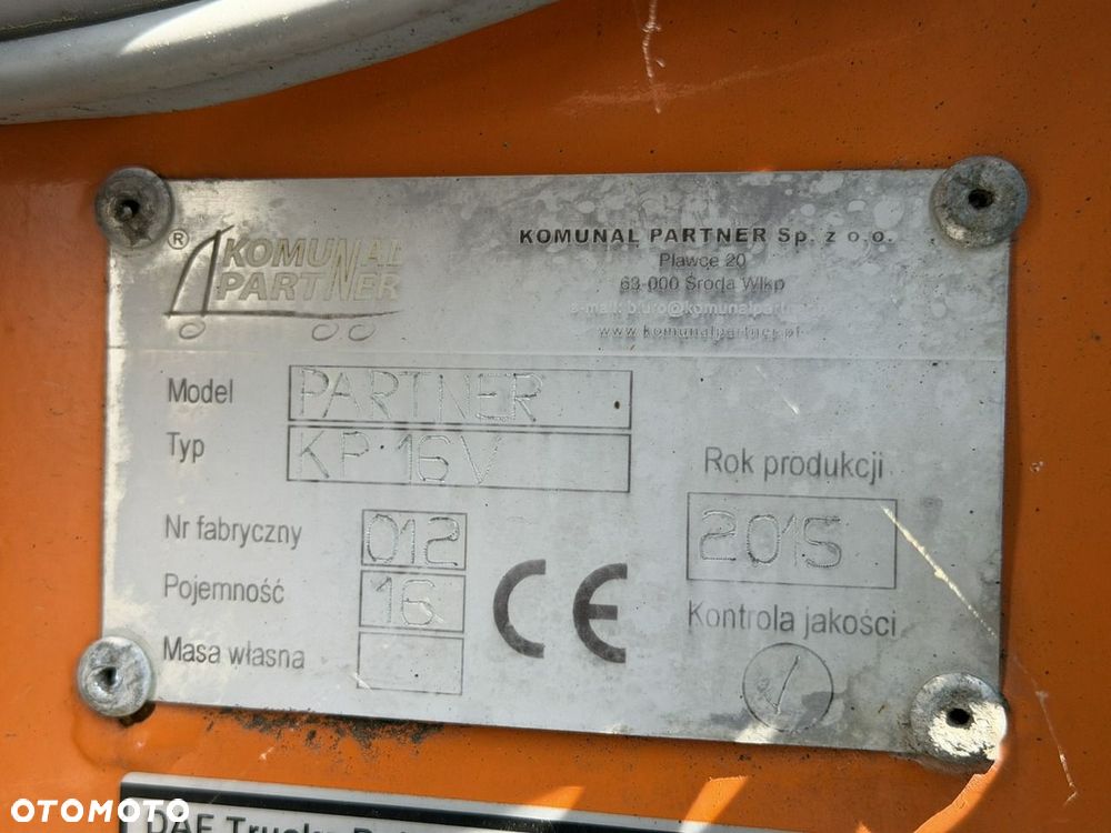DAF LF 55.300 Śmieciarka Komunal Partner KP 16V Mały Przebieg - 7