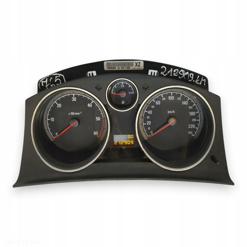 LICZNIK ZEGARY 13308999 XZ Opel Astra H Zafira B 1.7 1.9 CDTI 212 909km eu - 3