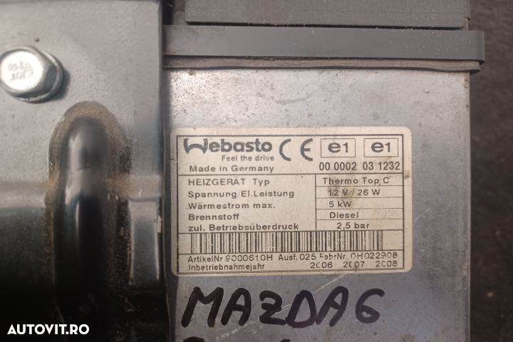 Webasto 9000610H / 66724C / RF5C209A0 / 9100002J 9000610H / 66724C / - 5