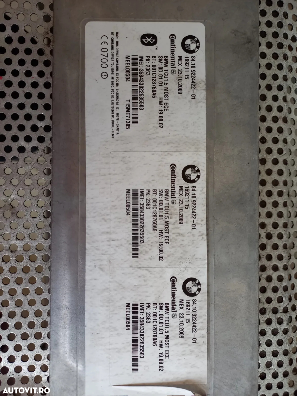 Modul Bluetooth Bmw E90 E91 E92 E93 E60 E61 Cod  - Dezmembrari Arad - 6