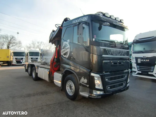 Volvo FH500, 6x2, Axa liftanta, Palfinger Epsilon, - 3