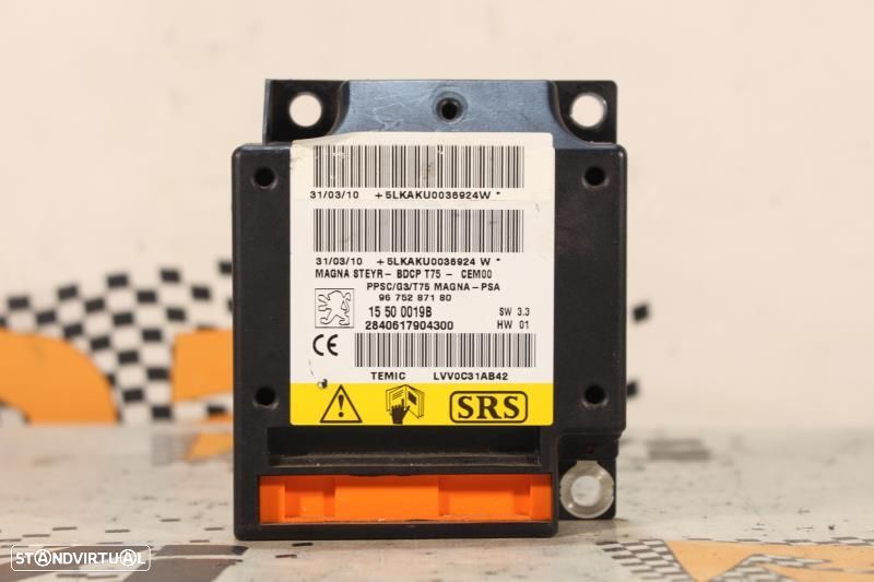 Centralina De Airbags Peugeot Rcz  9675287180 / 15500019B / 96 752 871 - 1