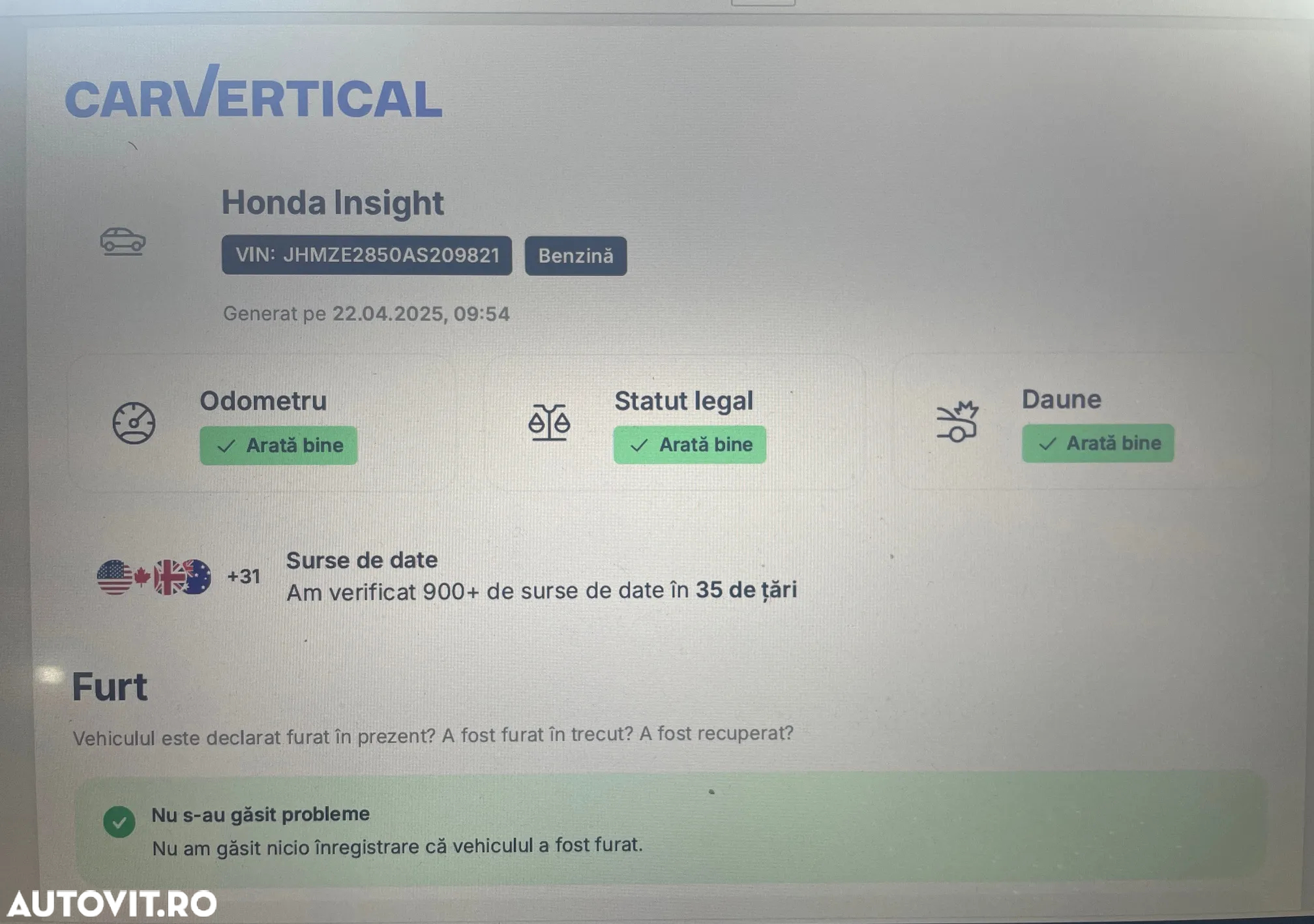 Honda Insight 1.3 - 24