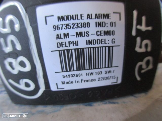 Modulo 9673523380 PEUGEOT 308 2 BREAK SW FASE 1 2015 1.6HDI 120CV 5P PRETO Módulo Do Alarme - 3