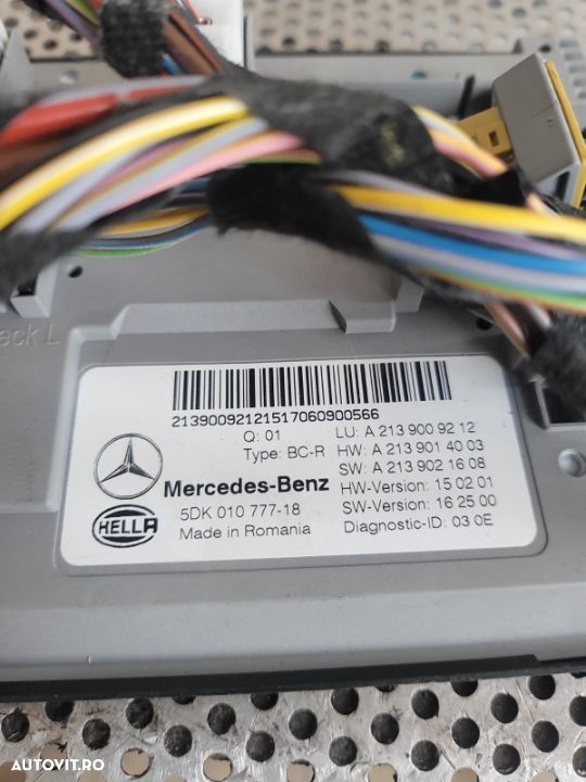 Calculator Modul Confort SAM Mercedes E Class W213 Coupe Cabrio W238 A238 C238 Cod A2139009212 - 4