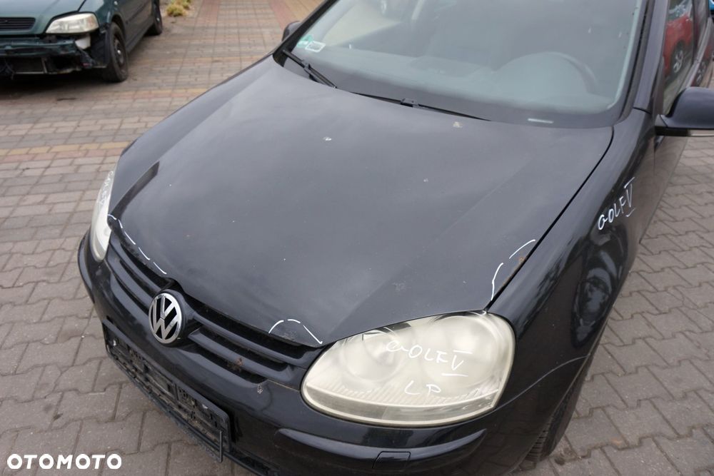 MASKA ZDERZAK BŁOTNIKI LAMPY GOLF V LC9Z  VOLKSWAGEN 2003-2009 CZARNY PRZÓD KOMPLETNY - 3
