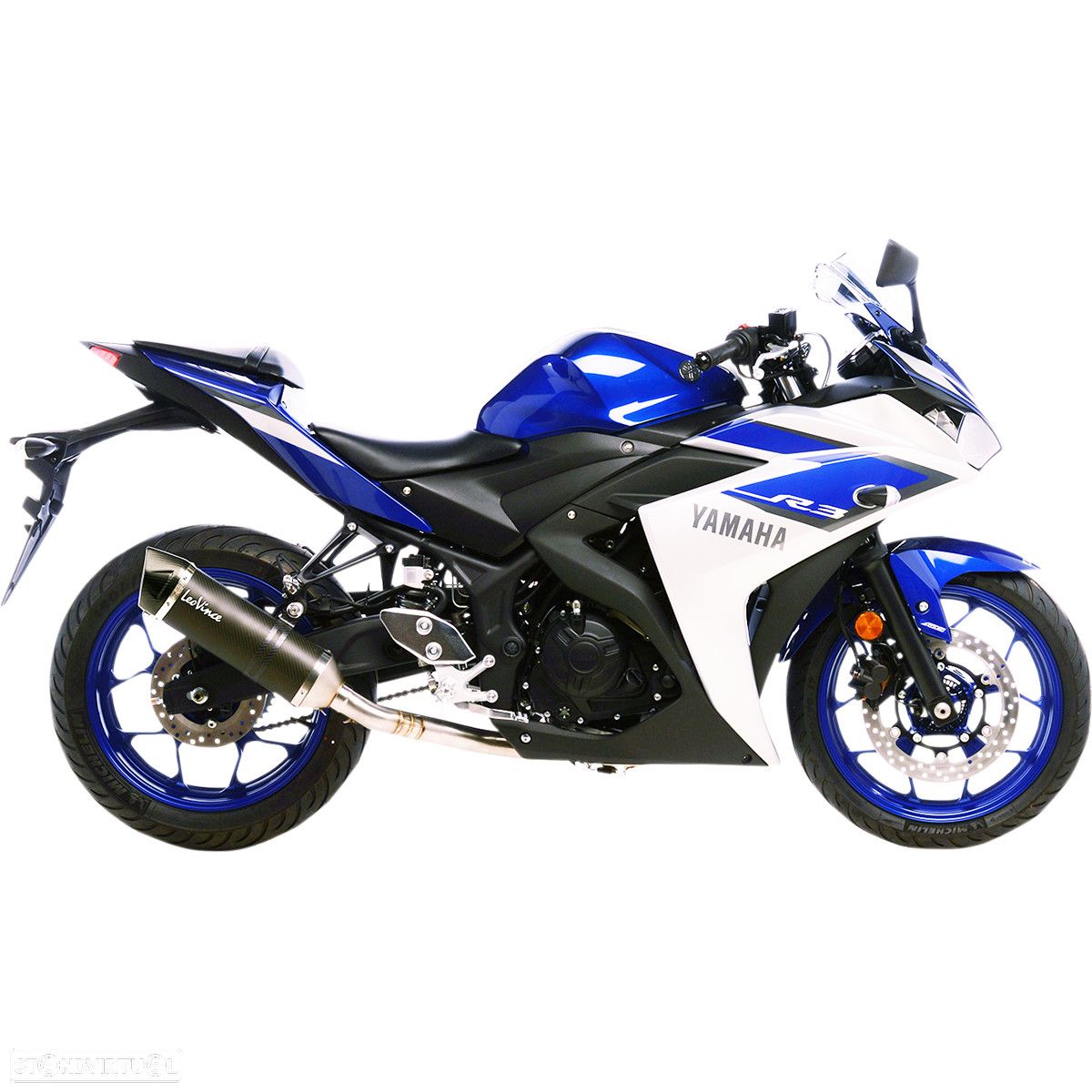 linha completa leovince yamaha mt250/ 03/ yzf r3- 14123e - 1