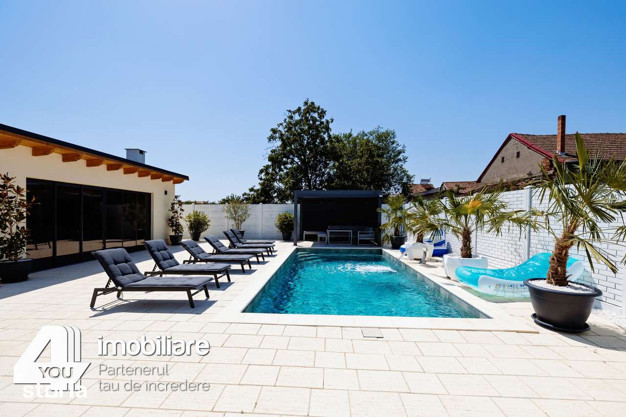 Vilă spectaculoasă cu piscină în Frumușeni-Arad, cu teren 758 mp - Imagine principală: 2/20