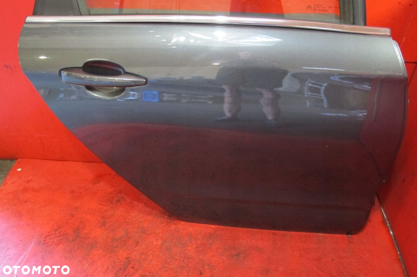 CITROEN C4 II 2 NC B7 DRZWI PRAWE TYŁ TYLNE KTP SZARE - 4