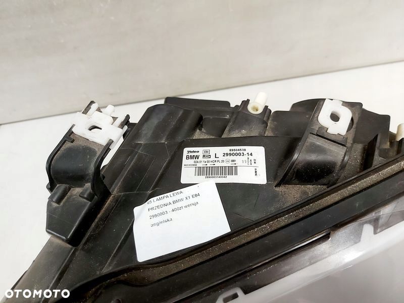 bmw x1 e84 lampa lewy przód lewa przednia reflektor uk 2990003 - 7