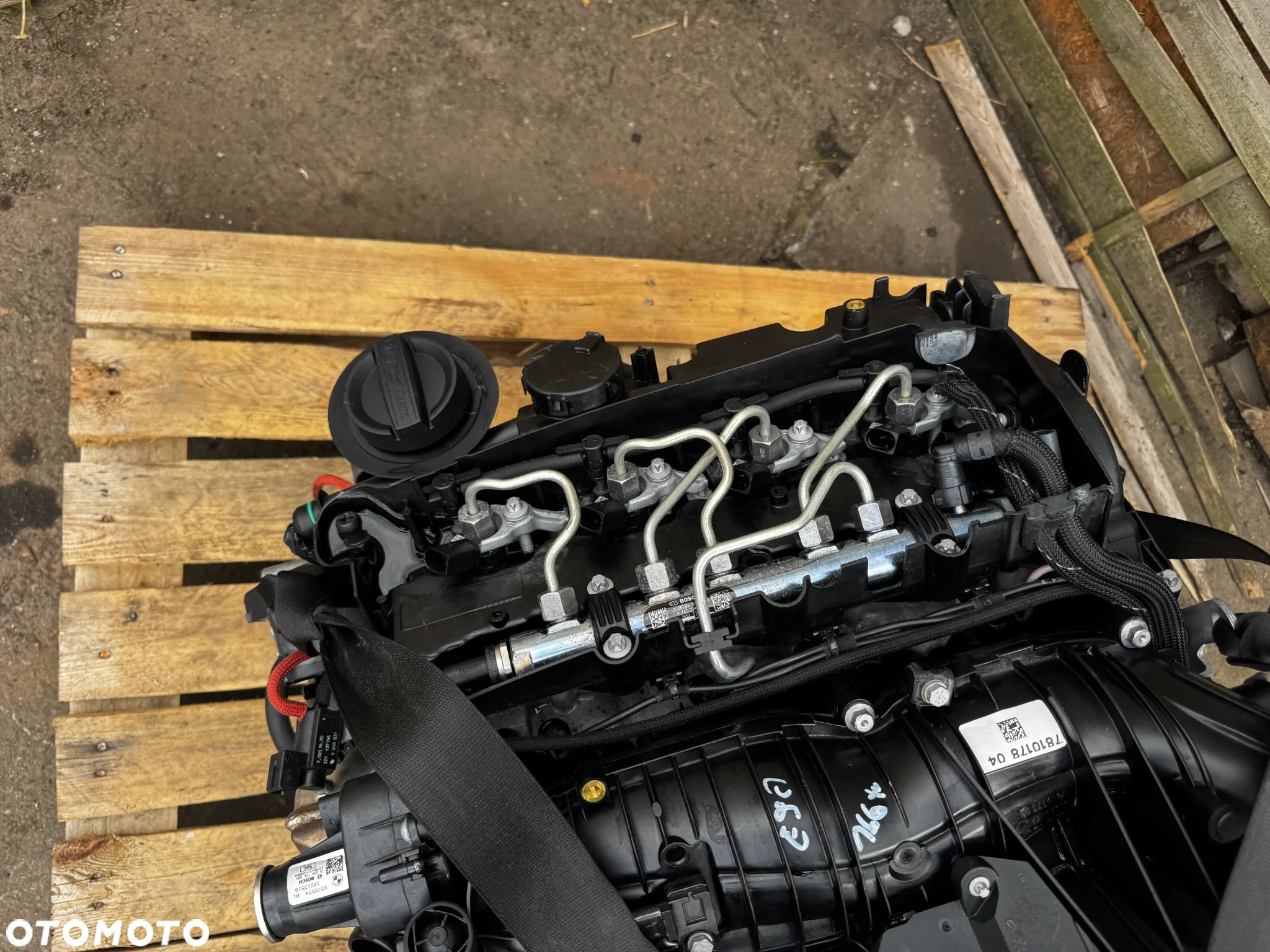 silnik n47d20c 2.0d bmw e60 e61 e90 e92 e87 177km kompletny 166 tys - 2