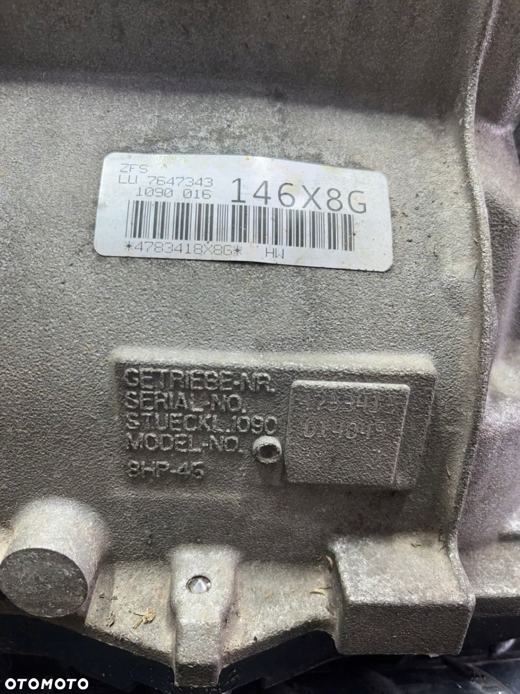 BMW F20 F21 F30 F31 F34 SKRZYNIA BIEGÓW AUTOMATYCZNA 8HP45 X8G OE 7647343 - 3