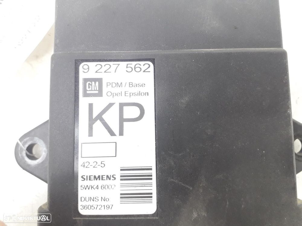 MODULO ELECTRONICO OPEL VECTRA C GTS 2002 -9227562 - 3